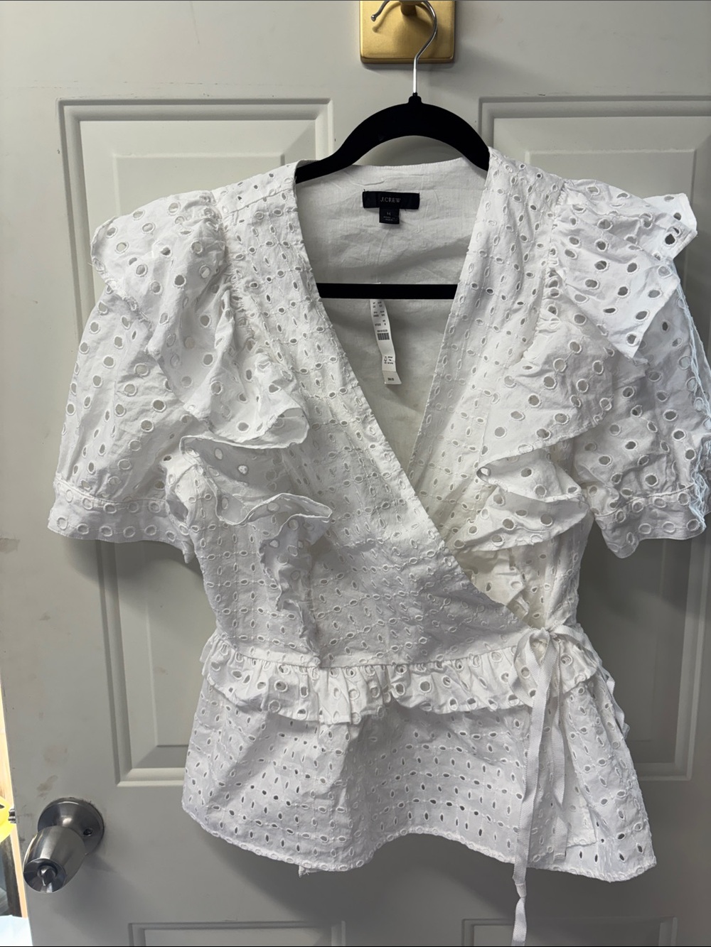 J.crew Eyelet top